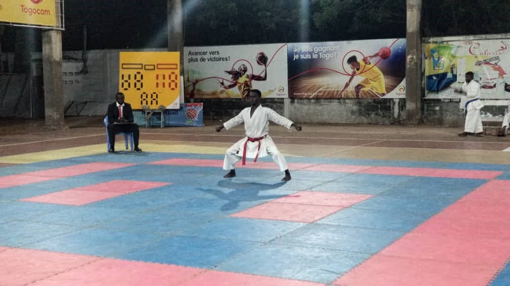 champion du togo Brice Tarrah Karaté Koulintea phoenix karate club